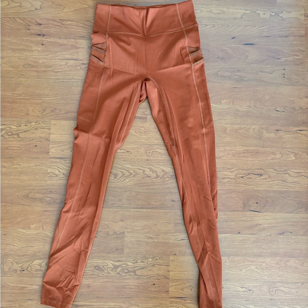 Fabletics Motion365 Burnt Orange Leggings